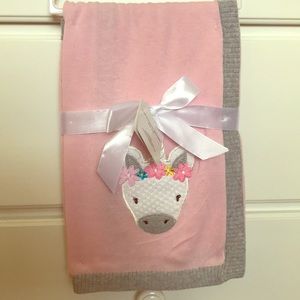 Unicorn baby blanket